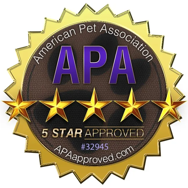 AMERICAN PET ASSOCIATION 5 STAR APPROVED